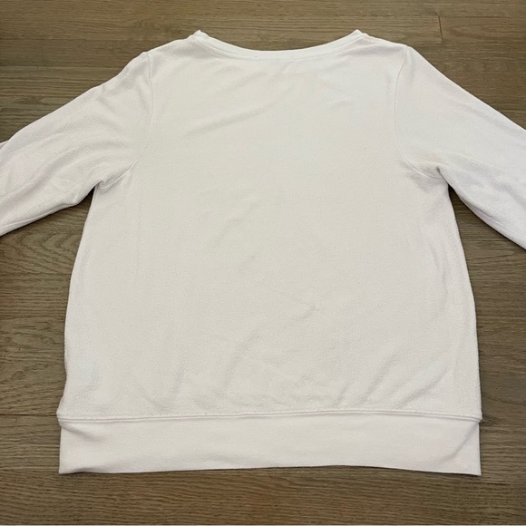 Wildfox Sweater Love Potion No 9 White and Gold Pullover Oversized Sweater Small - Picture 5 of 9